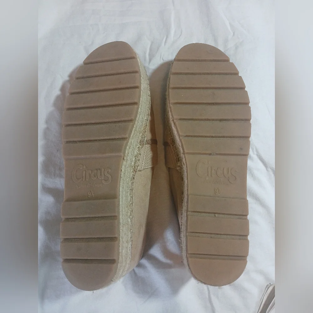 Circus by Sam Edelman Cora Tan Platform Espadrilles Size 9.5